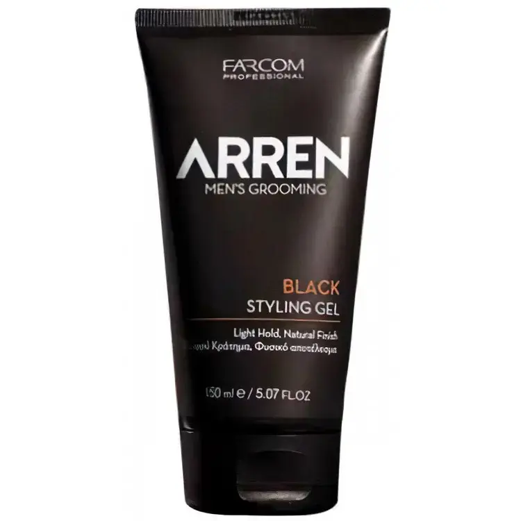 FARCOM Arren Men`S Grooming Gel za kosu Black, 150 ml