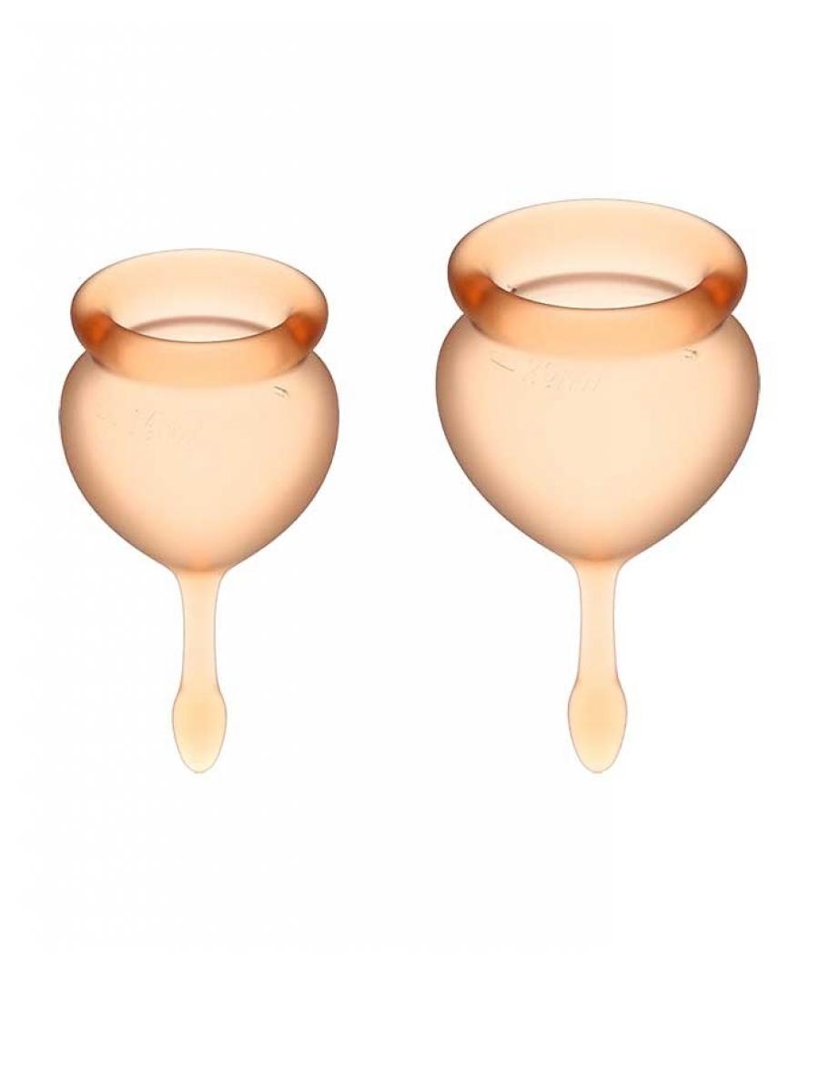 Selected image for Feel Good Menstrualne čašice, 2 komada, Narandžaste