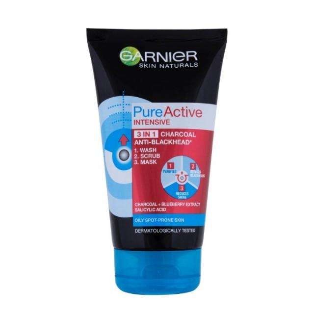 Selected image for GARNIER Skin Naturals Pure Active 3u1 Maska za čišćenje lica 150 ml