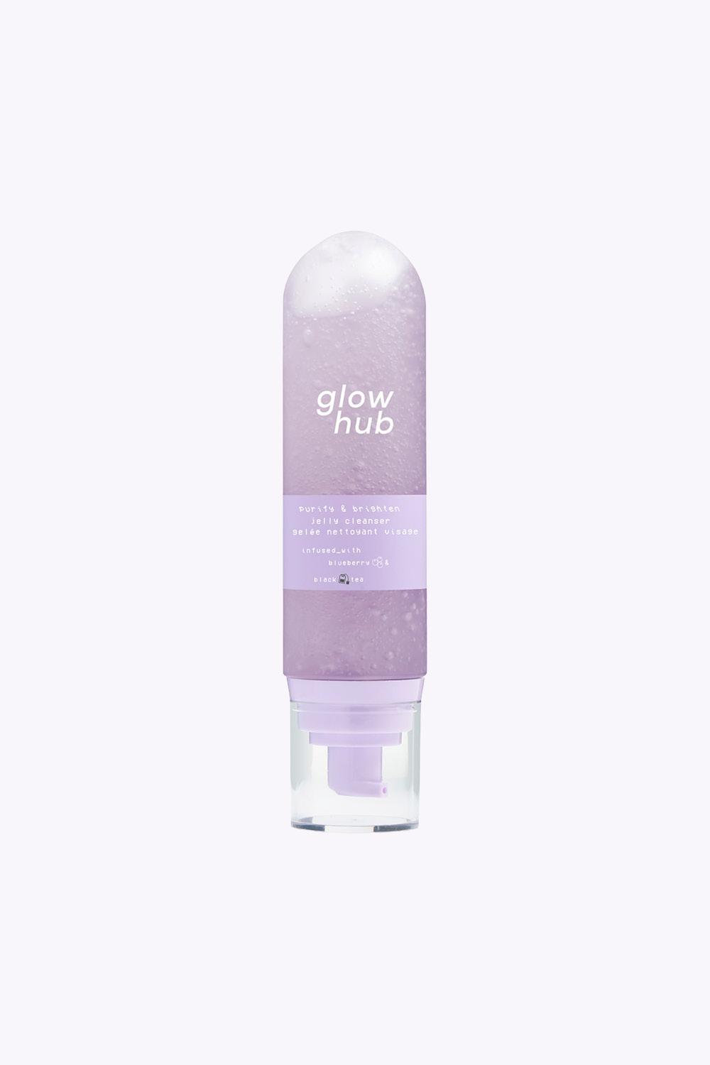 GLOW HUB Gel za čišćenje kože lica Blueberry Purify&Brighten 120ml
