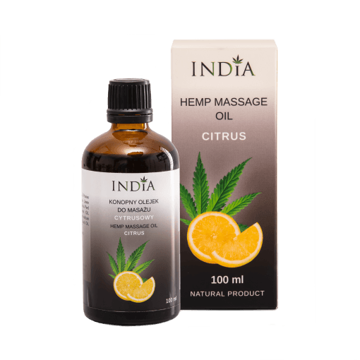 INDIA COSMETICS Masažno ulje sa mirisom citrusa 100ml