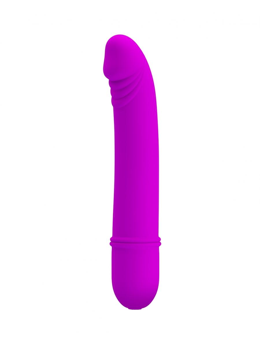 Klitoralni vibrator, Silikonski, 10 modova vibracije, 12 cm, Ljubičasti