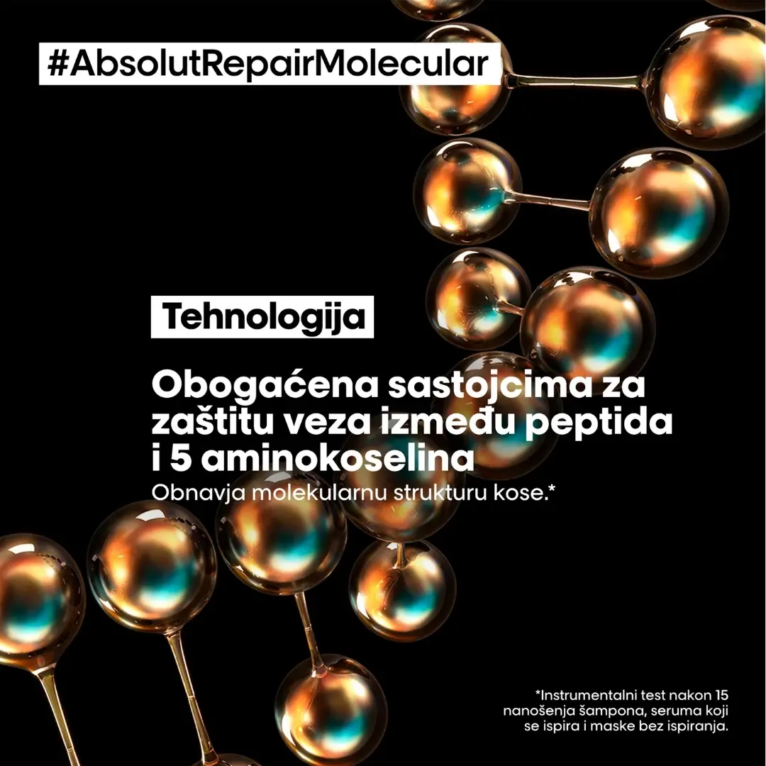 Selected image for L'OREAL PROFESSIONNEL Šampon za kosu Absolut Repair Molecular 300ml