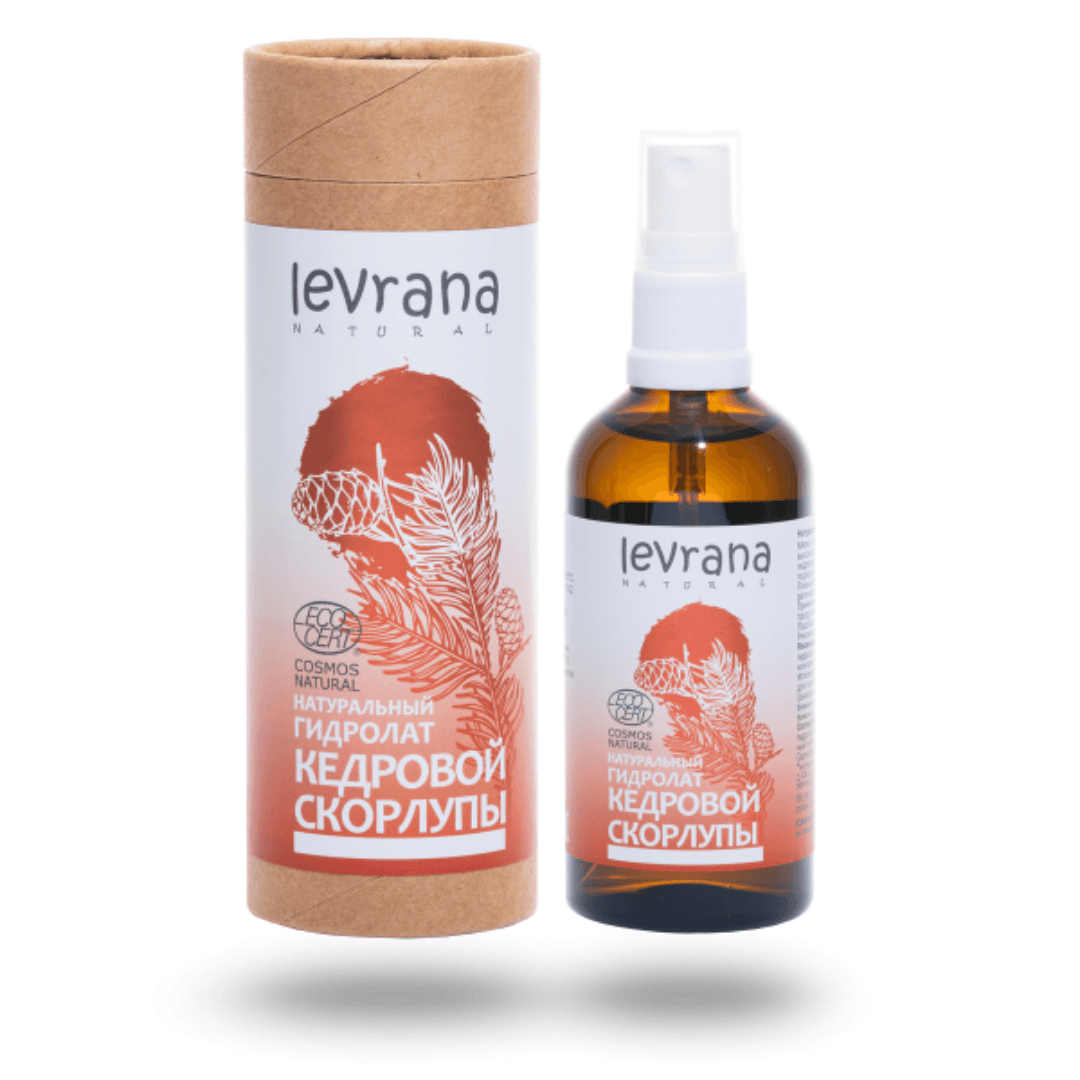 Levrana Prirodni hidrolat Kedrove ljuspice, Organic certified, 100ml