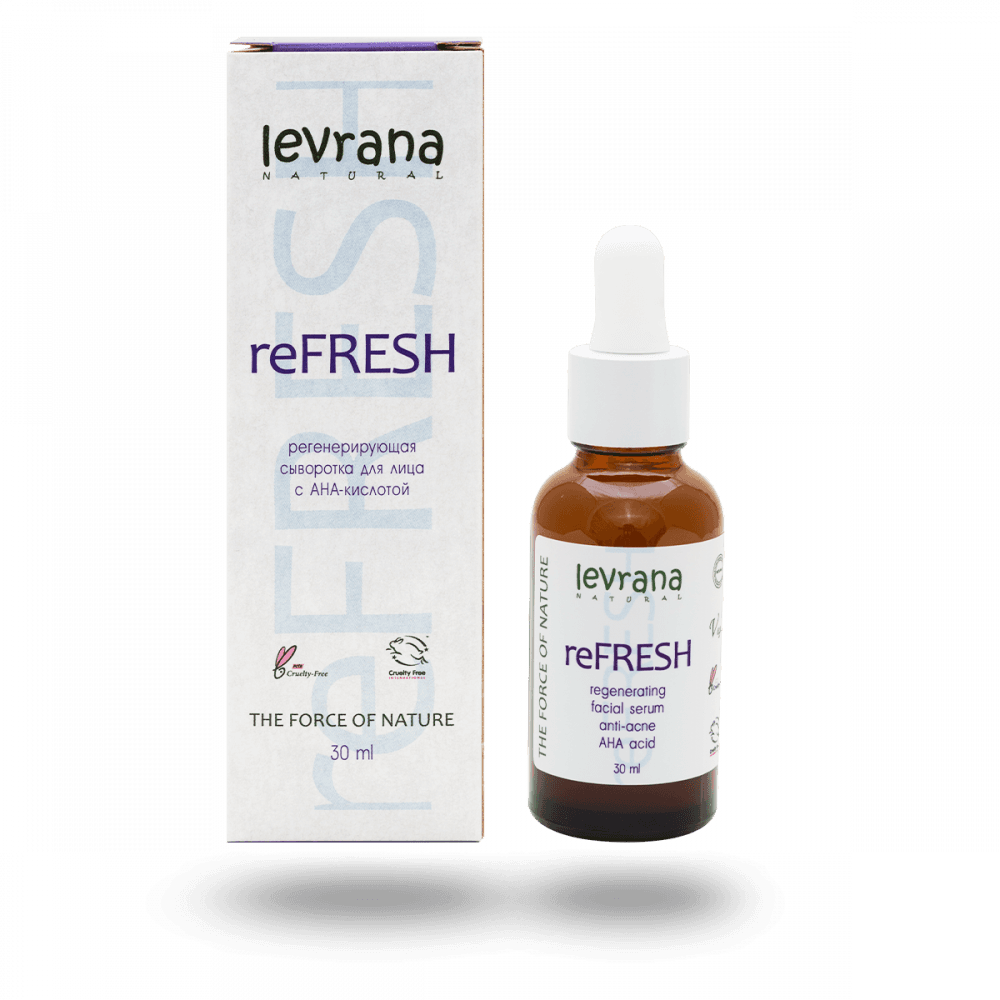 LEVRANA Regenerišući serum za lice reFRESH Organic certified 50 ml