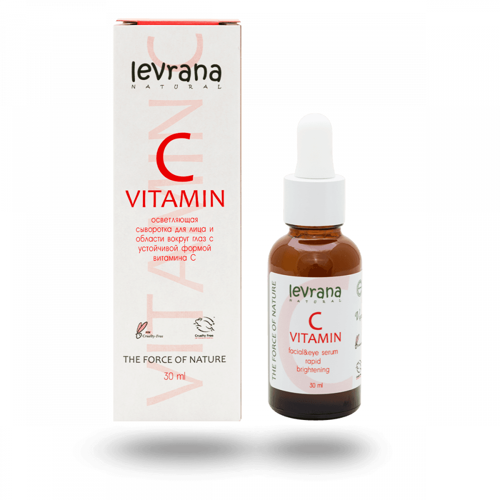 LEVRANA Serum za lice VITAMIN C Organic certified 30 ml