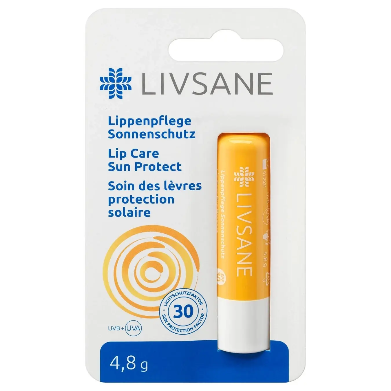 LIVSANE Balzam za usne SPF 30 Sun Protect 4.8 g