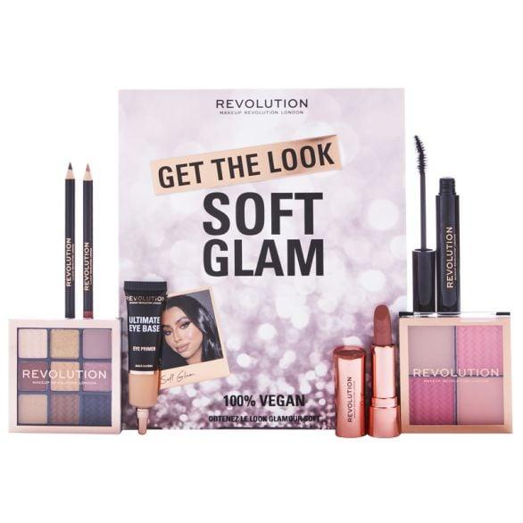 MAKEUP REVOLUTION Set za šminkanje, Get The Look Soft glam, 7 proizvoda
