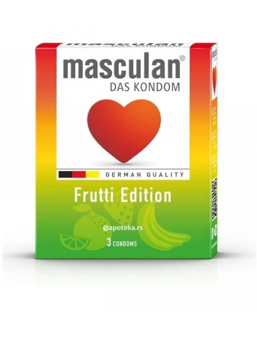 Selected image for masculan Frutti Edition Kondomi, 3 komada