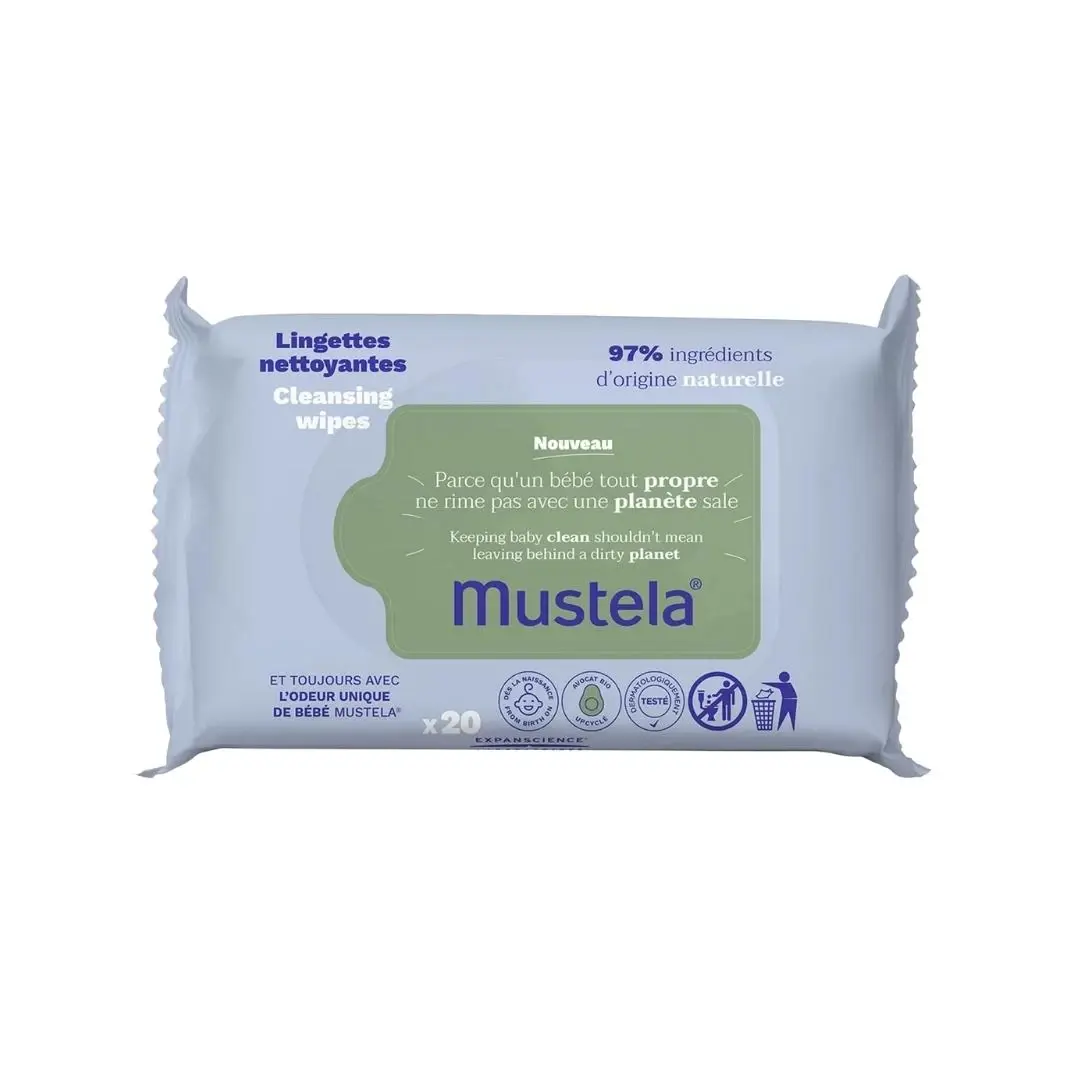 Mustela® Vlažne Maramice za Čišćenje 20 Maramica