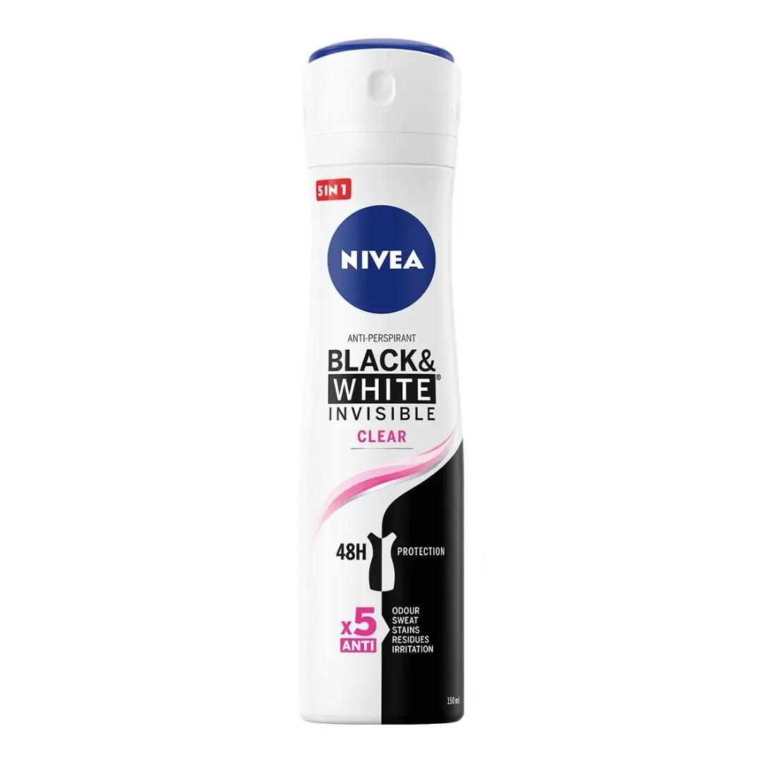 NIVEA Ženski dezodorans B&W Clear 150ml