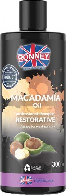 RONNEY Šampon za obnavljanje slabe i suve kose Macadamia Oil 300ml