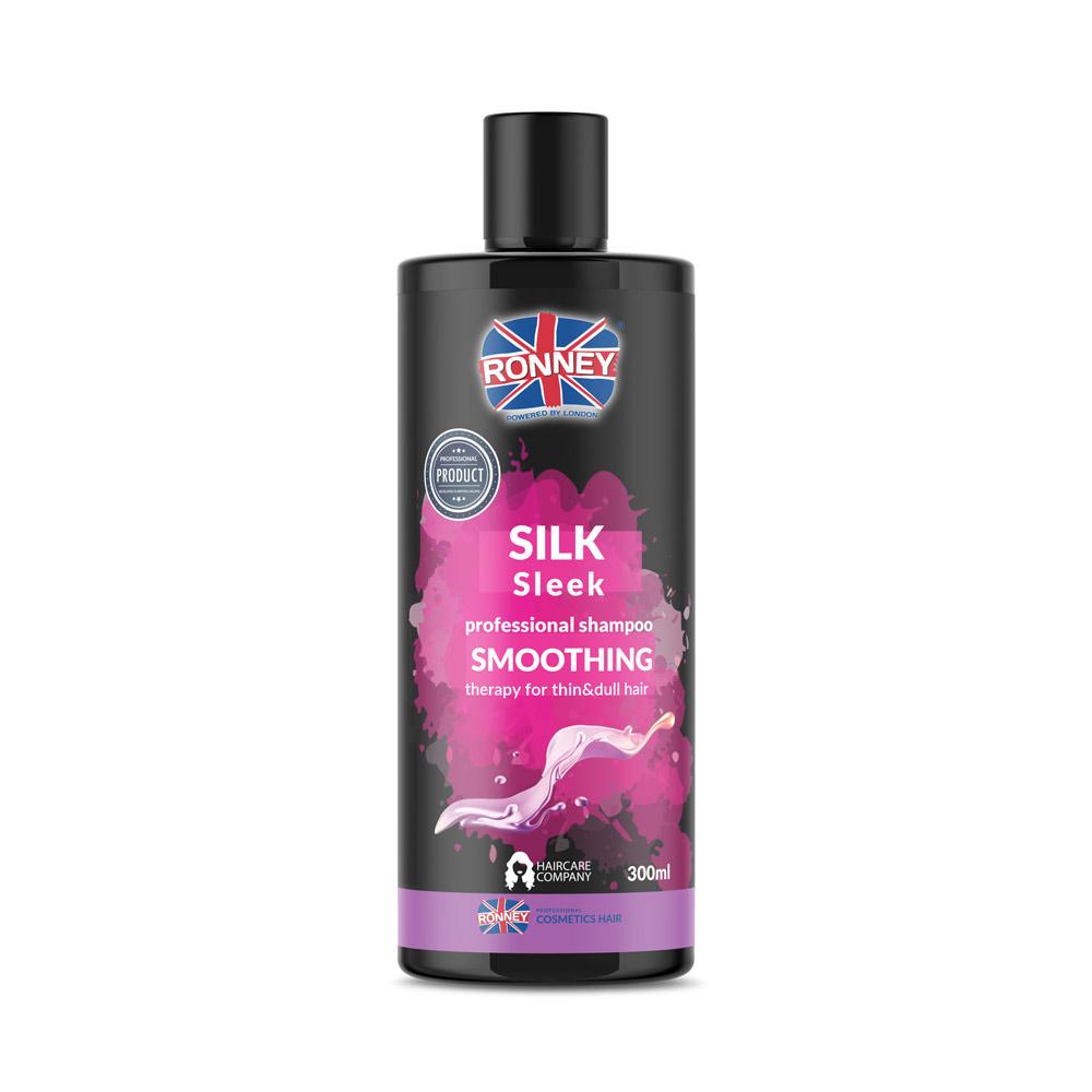 RONNEY Šampon za tanku i kosu bez sjaja Smooting Silk Sleek 300ml