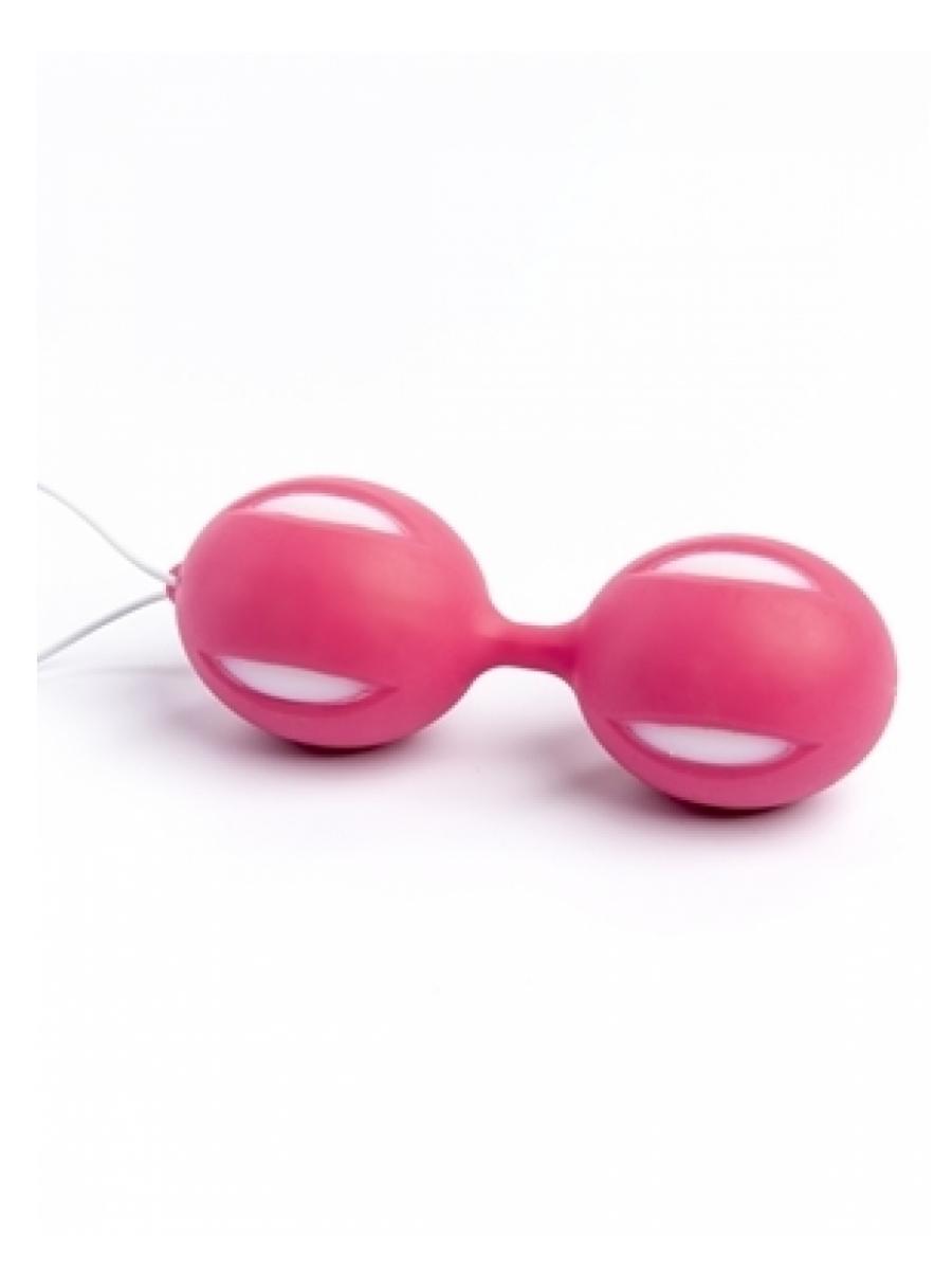 Silikonske Duo Vaginalne kuglice, Roze