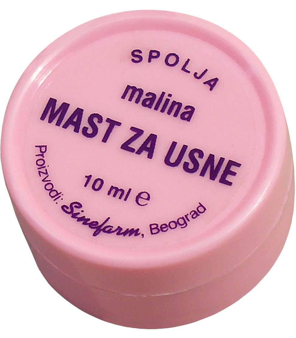 Selected image for SINEFARM Mast za usne u kutijici Malina 10 ml