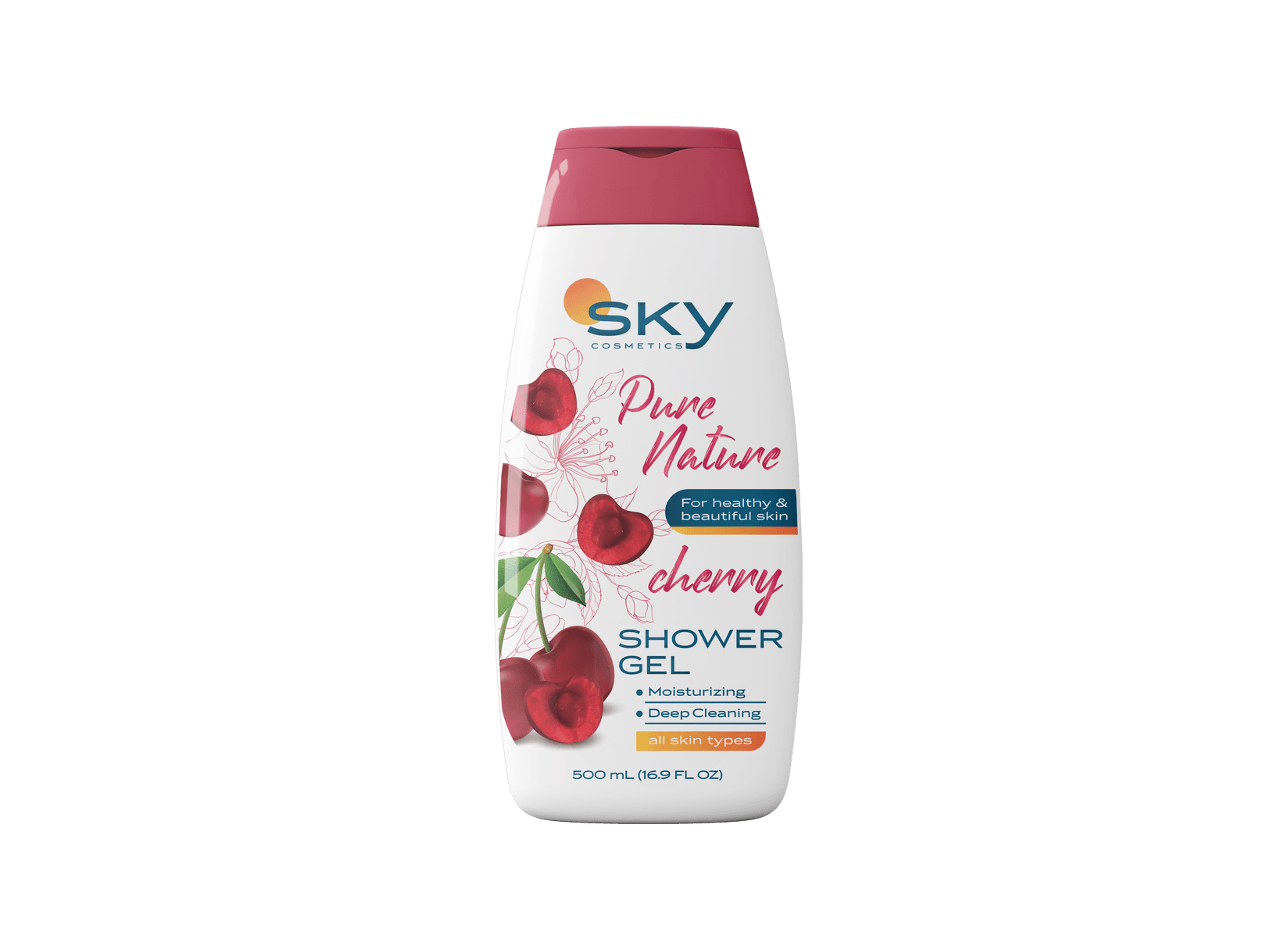 Sky Cosmetics Pure Nature Gel za tuširanje, Cherry