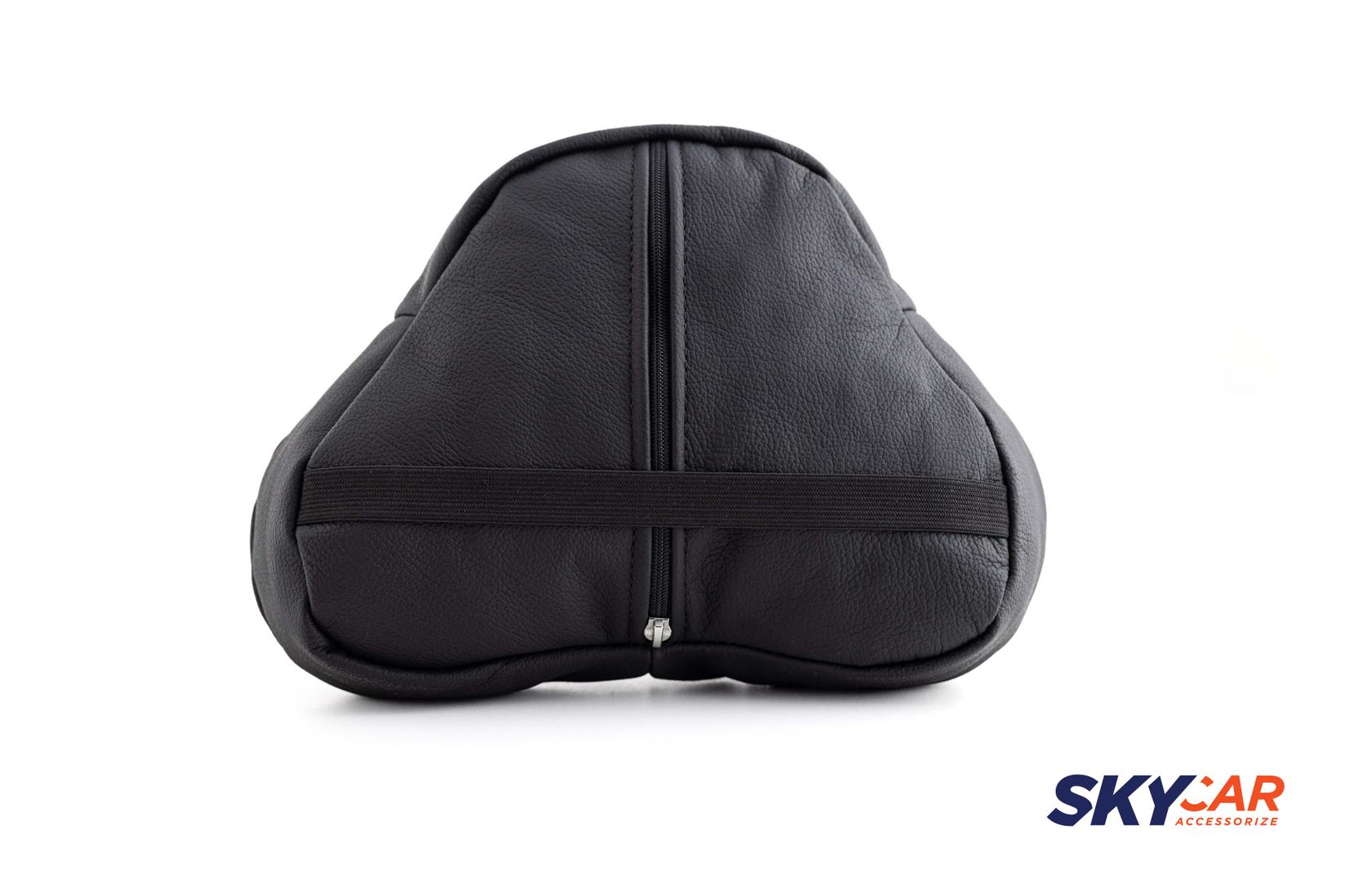Selected image for SKYCAR Jastuk za automobil od prirodne kože crni