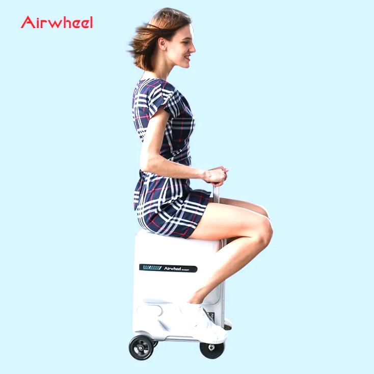 Selected image for AIRWHEEL Električni kofer-skuter Robot sivi