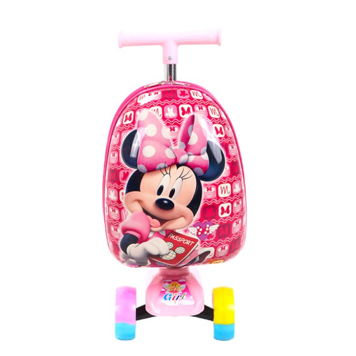 Trotinet sa torbom za devojčice Miney Mouse roze
