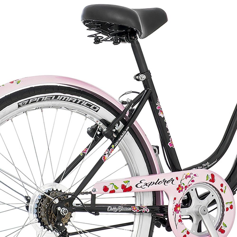 Selected image for EXPLORER Ženski bicikl LAD261KK#CR 26"/16" Cherry blossom roze-crni