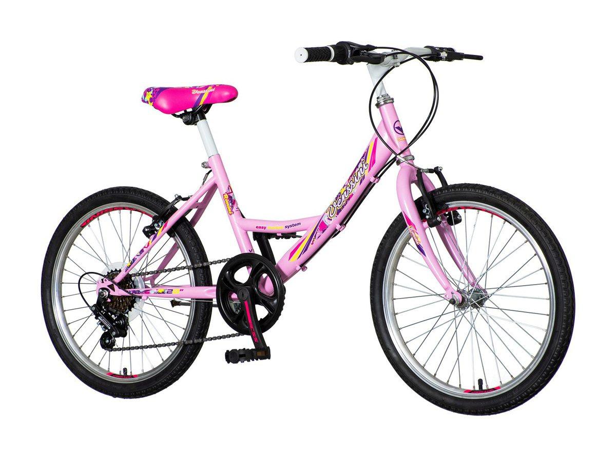 VENSSINI Bicikl za devojčice PAM200 20"/13" roze