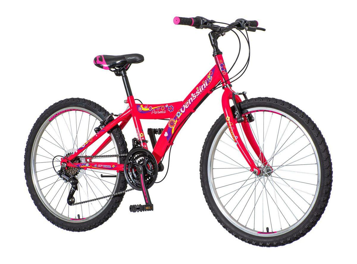 VENSSINI Bicikl za devojčice PAM244 24"/13" crveni