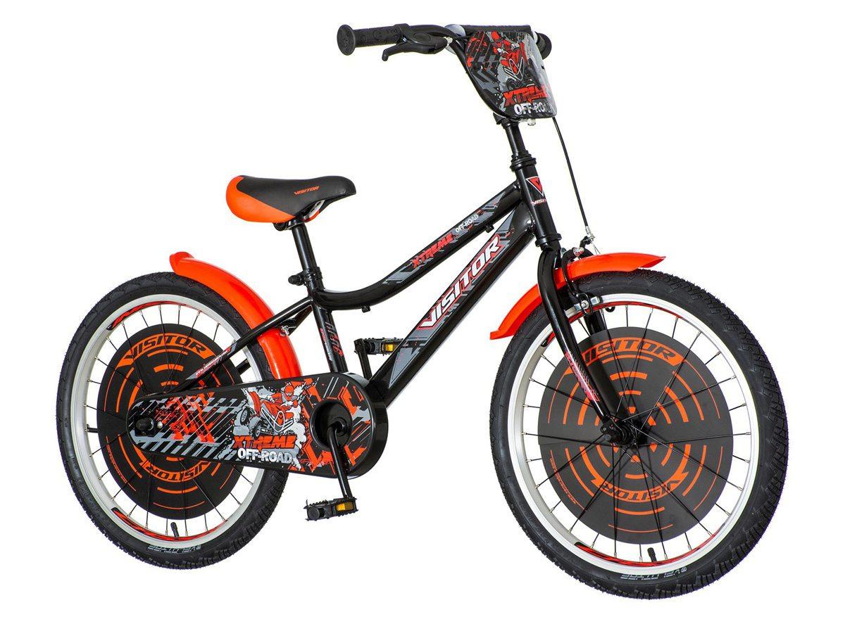 VISITOR Bicikl za dečake XTR200 20" Xtreme EUR1 crno-narandžasti
