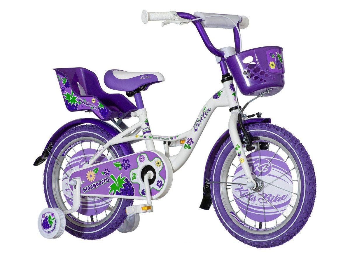 VISITOR Bicikl za devojčice BER160 16" lavanda