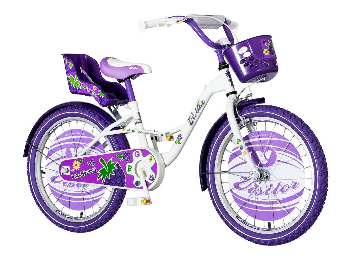 VISITOR Bicikl za devojčice BER200 20" lavanda