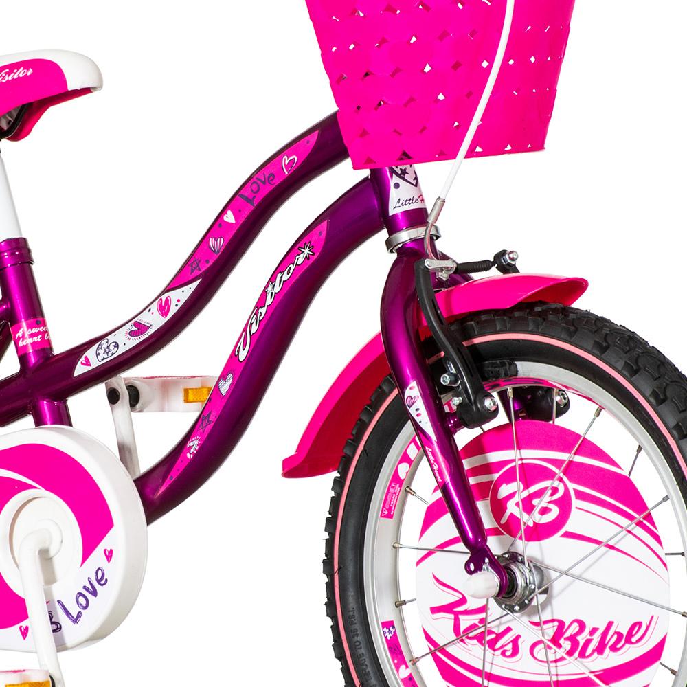 Selected image for VISITOR Bicikl za devojčice HEA161 16" ljubičasti