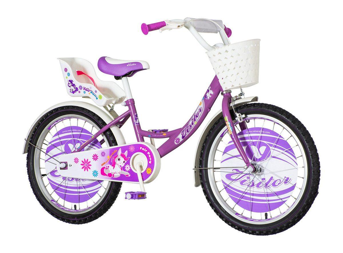 VISITOR Bicikl za devojčice PON200 20" lavanda