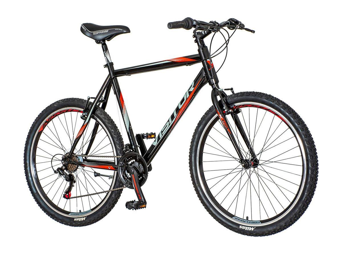 VISITOR Muški bicikl PROCLA265 $ 26"/22" PROCLASSIC V-BRAKE crno-crveni