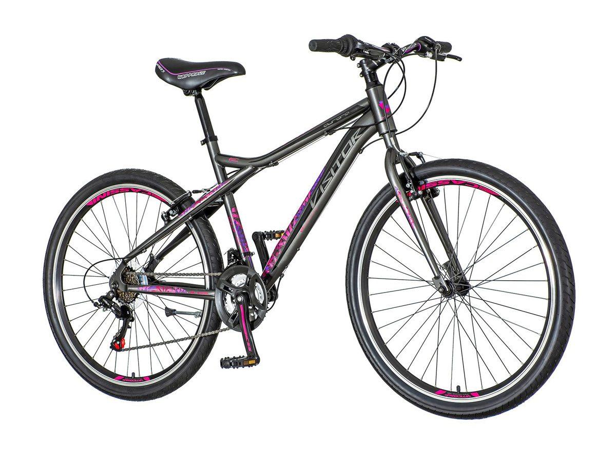 VISITOR Ženski bicikl AUR266 26"/18" crno-roze