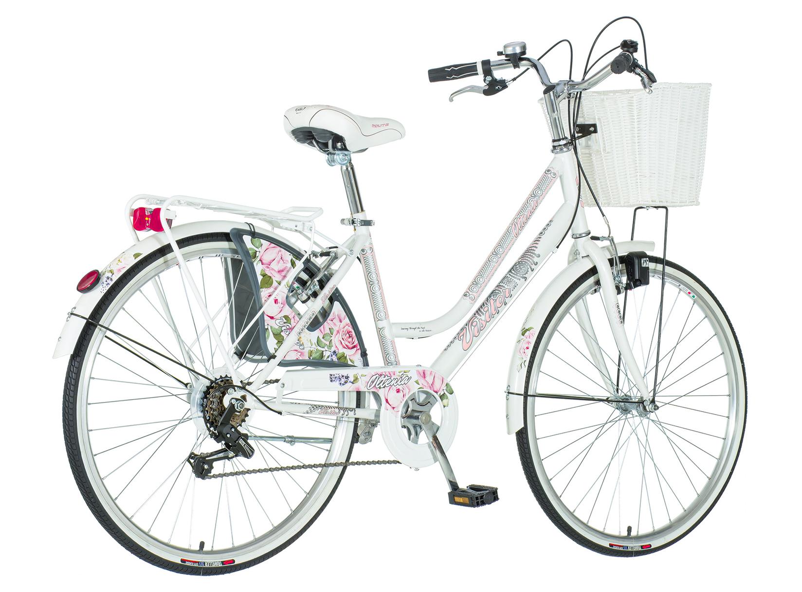 VISITOR Ženski bicikl FAM2612S6#11 $ 26x1/3"/8"/17" OLTENIA belo-sivi