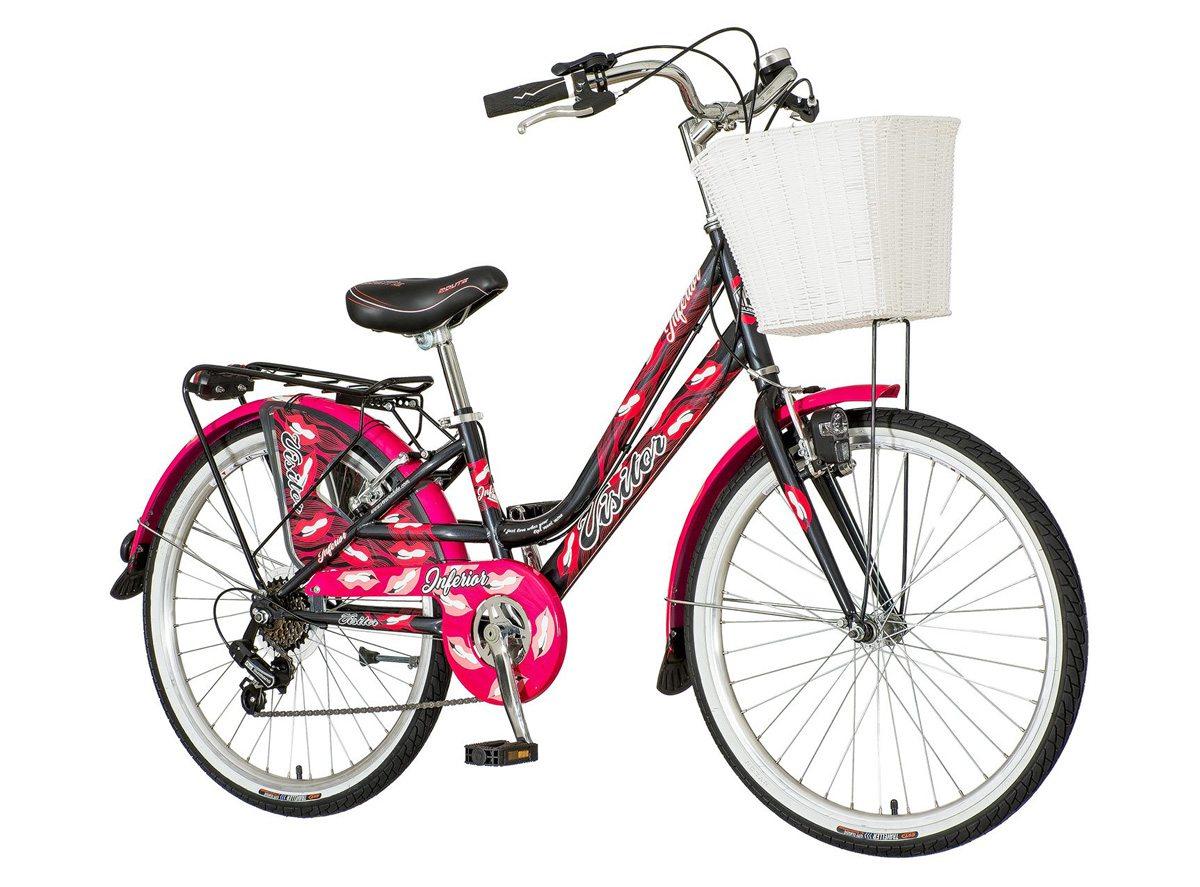 VISITOR Ženski bicikl FAS246S6#11 $ 24"/13" INFERIOR crno-roze