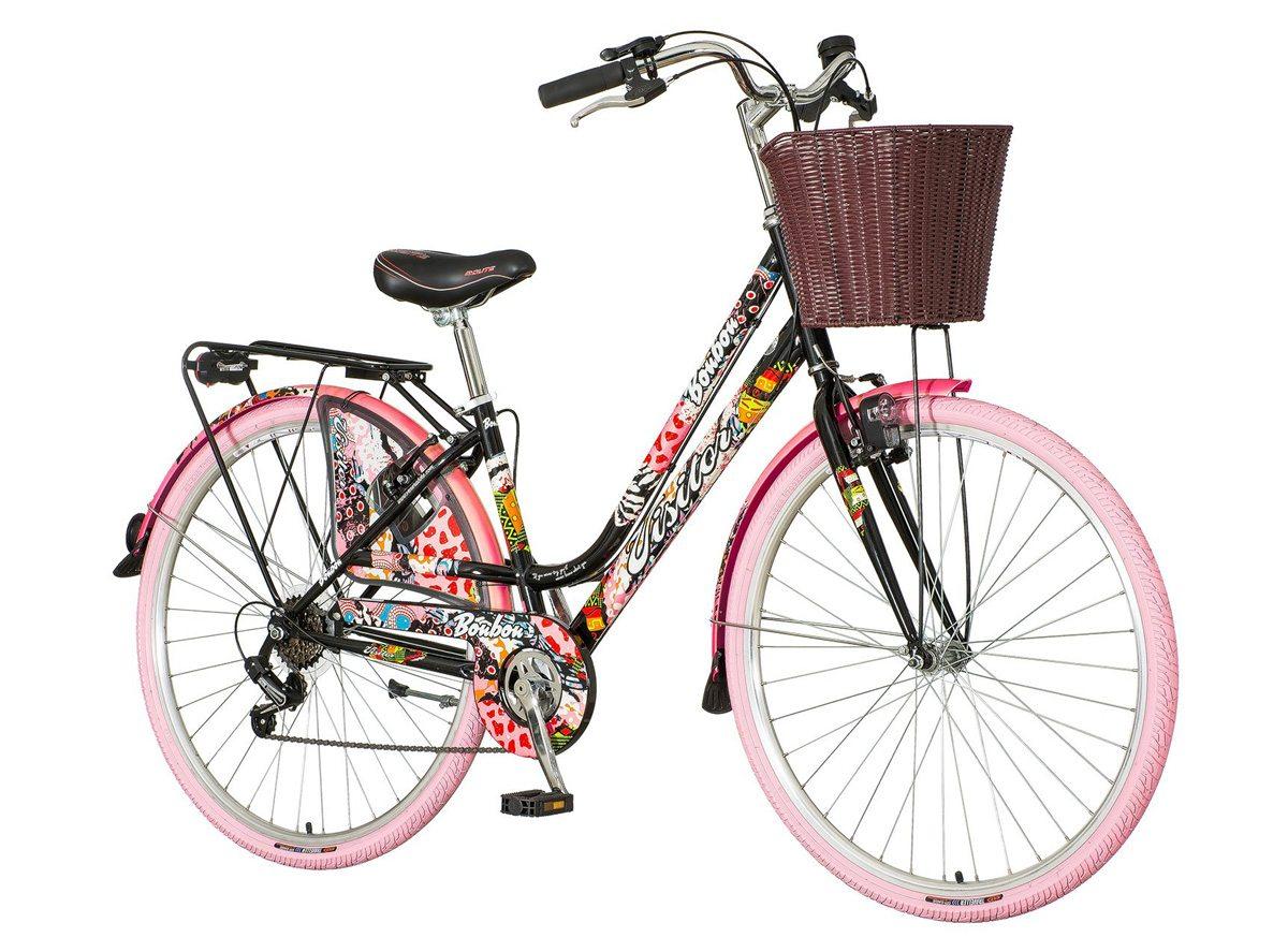 VISITOR Ženski bicikl FAS2821S6#12 $ 28"/17" BOUBOU crno-roze