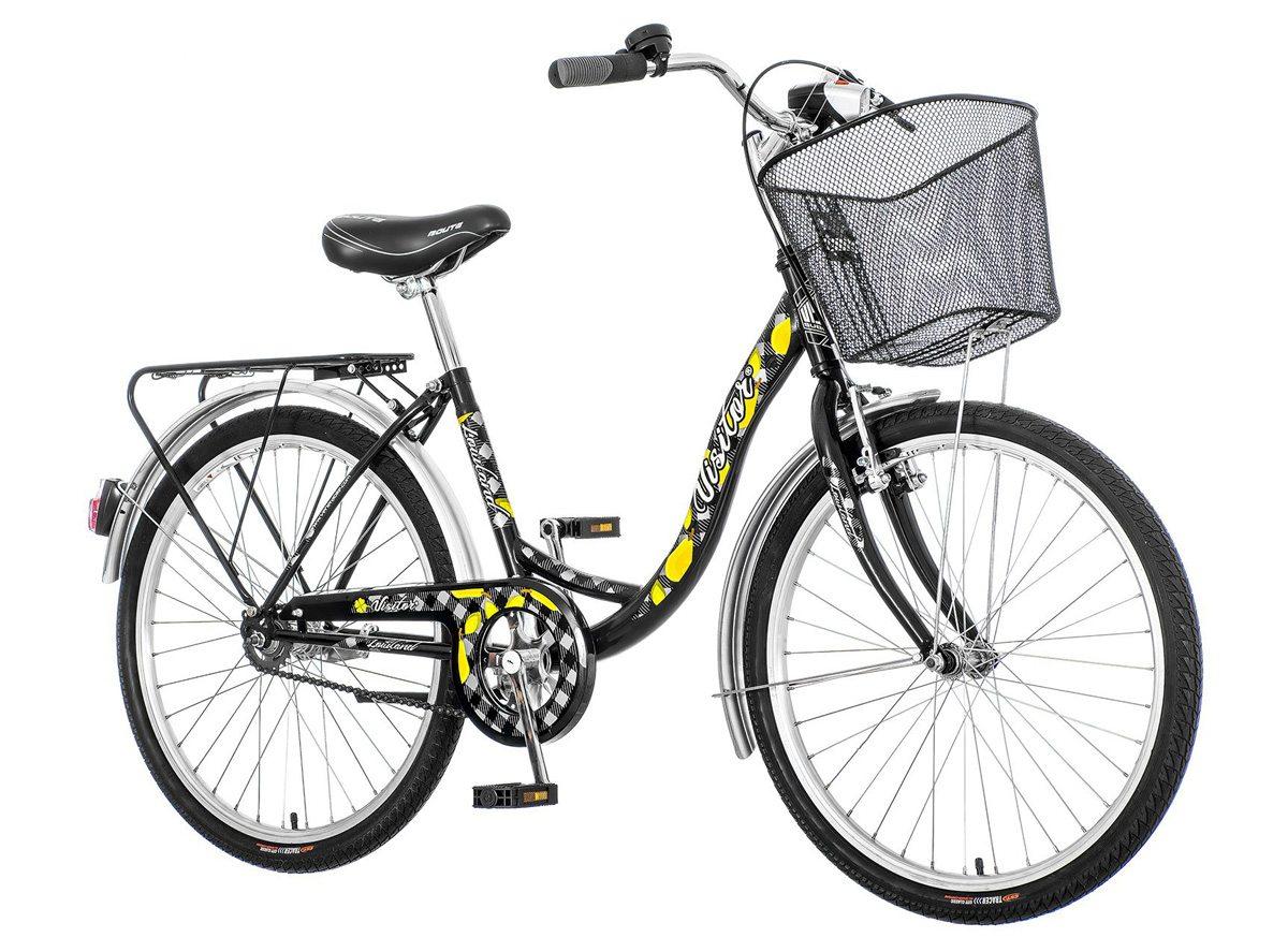 VISITOR Ženski bicikl LO243F#CR 24"/15" LOLAND crno-žuti