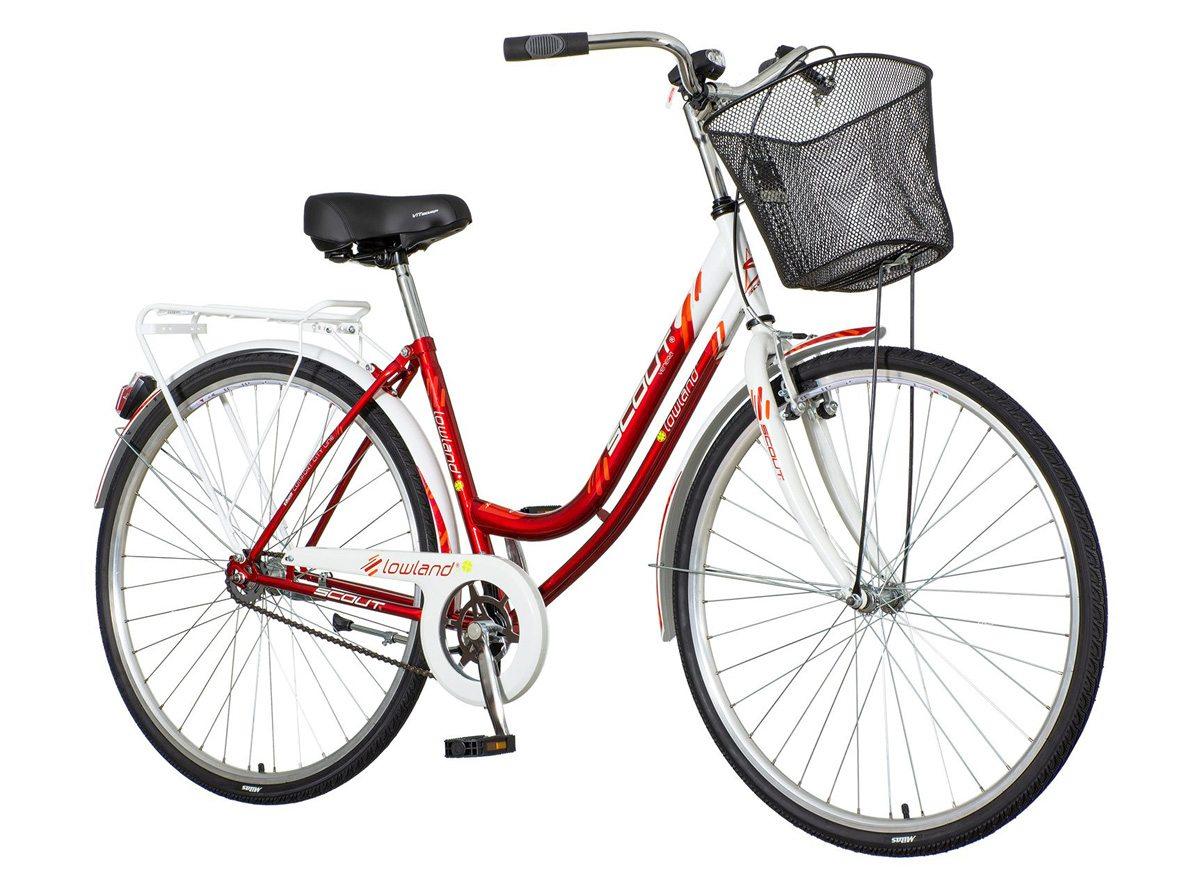 VISITOR Ženski bicikl LO281F#CR 28"/18" SCOUT LOLAND crveno-beli