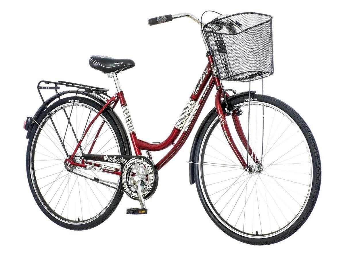 VISITOR Ženski bicikl LO284F#CR 28"/18" LOLAND bordo-krem