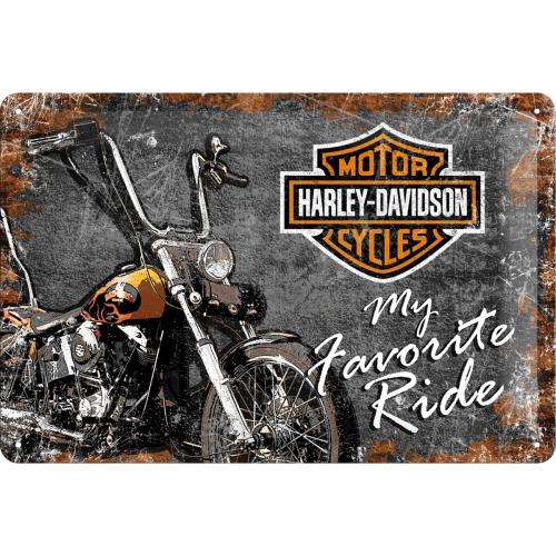 NOSTALGIC ART Znak Harley-Davidson - Favourite Ride 20x30cm