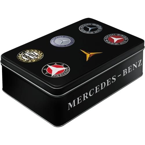 NOSTALGIC ART Tanka kutija sa poklopcem Mercedes - Logo