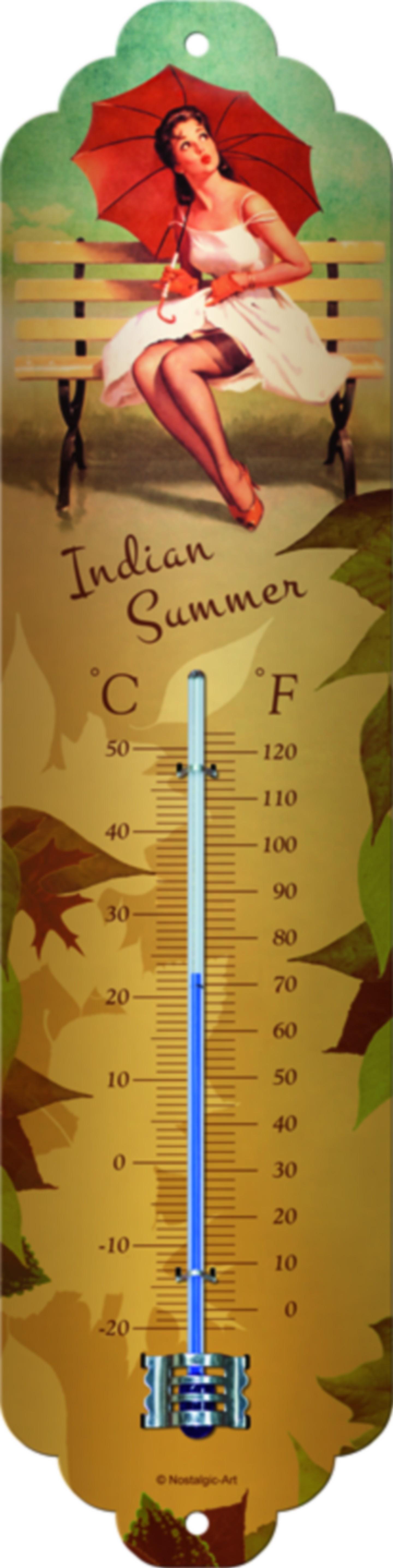 NOSTALGIC ART Termometar Pin Up - Indian Summer