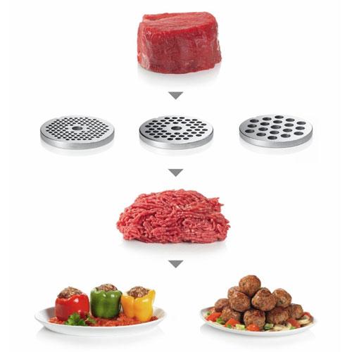 Selected image for Bosch MFW67440 Mašina za mlevenje mesa, 700 W, Siva
