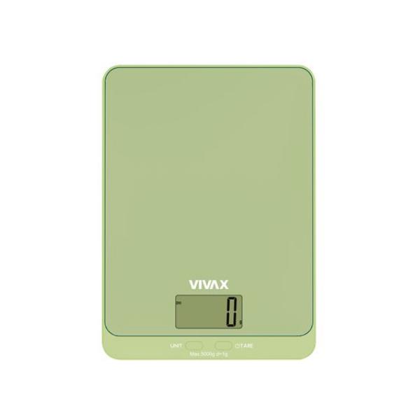 VIVAX KS-502G Kuhinjska vaga, 5 kg, Digitalna, Zelena