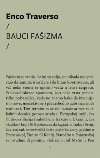 Bauci fašizma - Enzo Traverso