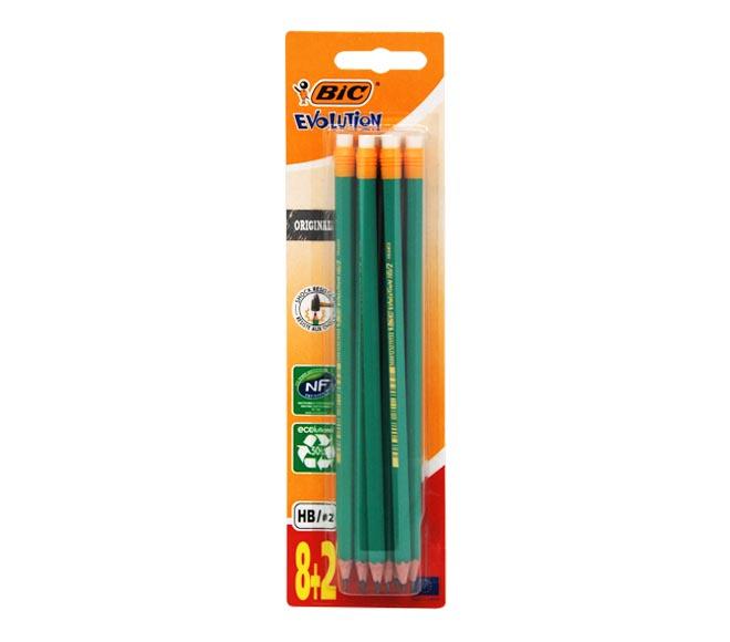 BIC Grafitne olovke Eco 655 Evolution 8+2 GRATIS žuta
