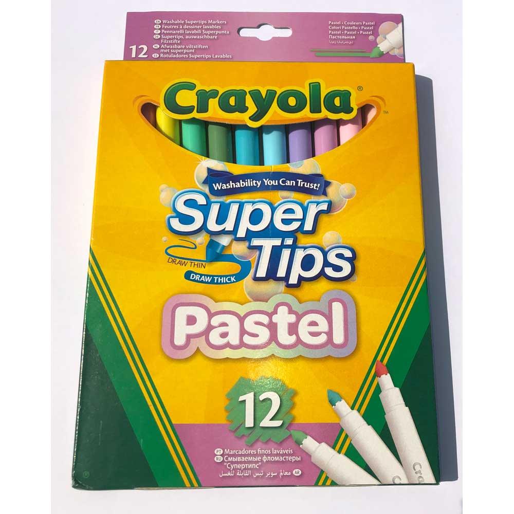 CRAYOLA Pastelni markeri Supertips 12/1