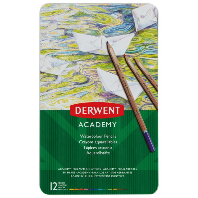 Derwent Academy Set akverel bojica, 12 boja