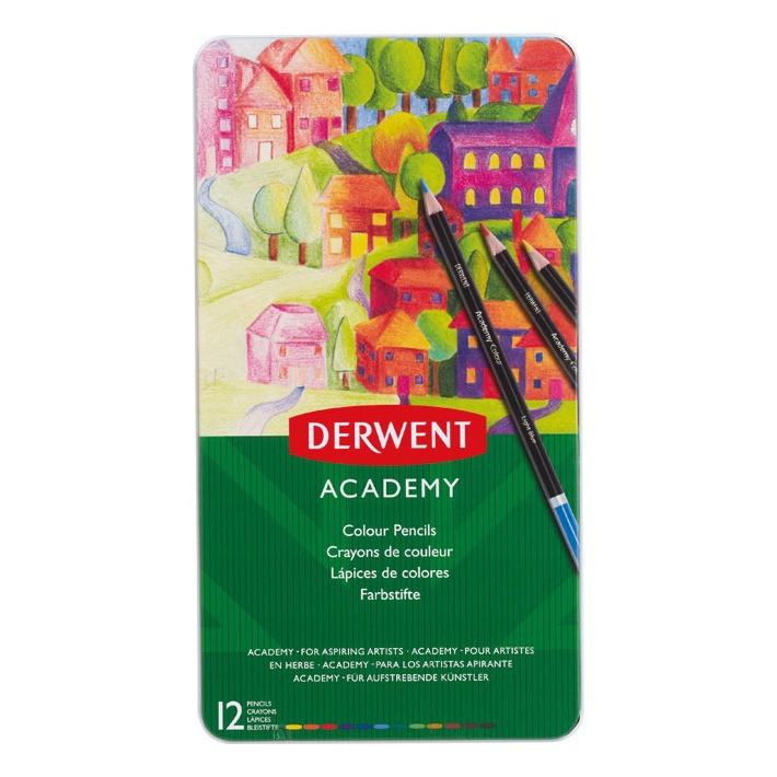 Selected image for Derwent Academy Set drvenih bojica, 12 komada