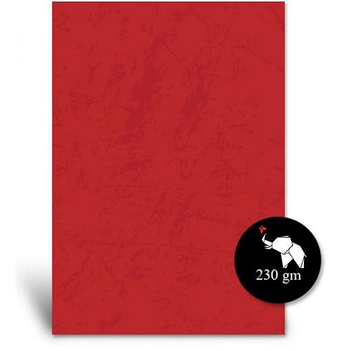 DUPLO Karton za koričenje 230gr. A4 reljefni crveni